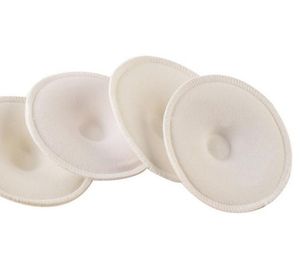 4 pcs novo branco peito de bambu almofada de enfermagem para mamãe lavável impermeável alimentação almofada de bambu reutilizável padsn