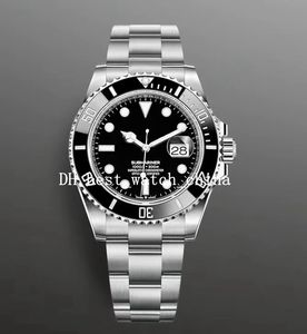 2021 relógio preto masculino clássico moldura cerâmica relógios de aço inoxidável 40mm 116610 mecânico automático gift2676
