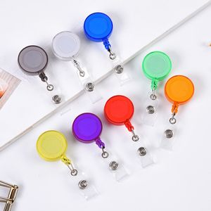 Passo retrattile Pass ID Card Badge Holder Office Office Sundries Pull Key Nome Tag Cards Thoughs Style Vertical Student Nurse Multi-Cloring CG0191