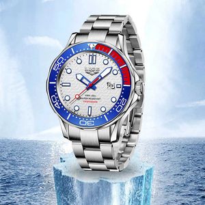 LIGE Herrenuhren Luxus Top Marke Edelstahl Wasserdichte Uhr Mann Armbanduhr für Männer Montre Homme Orologio Uomo 210527