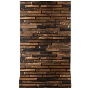 Wallpapers American Retro Old Personality Plank Wood Grain Wallpaper Study Bar Restaurant Clothing Store Cafe Background
