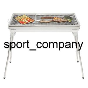 Portable Stainless Steel Grill BBQ Non-Stick Grilling Basket Mesh Mat Meat Vegetable Steak Picnic Party Barbecue Resistant Grill