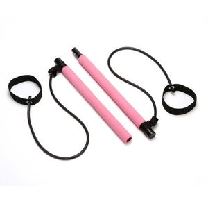 New Yoga Portable Pilates Bar Sport Elastic For Bodybuilding Resistance Exercise Fitness Stretch Stick Band Home Gym H1026