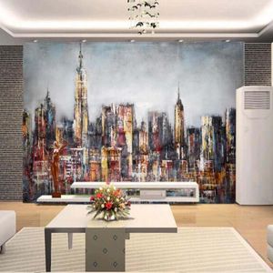 Wallpapers 3D Graffiti City 0003 Views Wallpaper Mural Wall Print Decal Decor Indoor Murals For Kids Child Living Room Paper Rolls