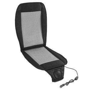 Bilstol täcker Summer Ventilation Cushion Cool and Massage 12V med fläkten Blowing Coolcushion Cooling Vest