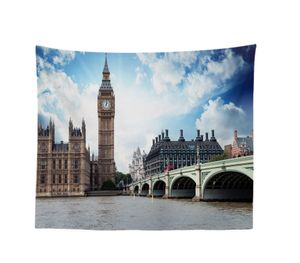 A mais recente tapeçaria de tamanho de 230x180cm, 10.000 estilos para escolher entre a bandeira europeia e americana City Wall Heatings, suportam o logotipo personalizado