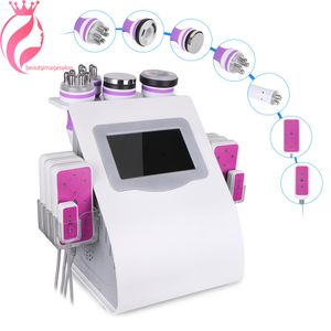 6 i 1 Slimming Promotion Ultraljud Cavitation2.0 Vakuumradiofrekvens Laser Skin Lyftmaskin för viktminskning