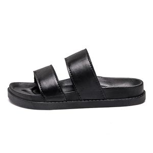 Homens casuais mulheres chinelos moda sandálias de verão scuffs preto branco arenoso praia sapatos flip flops senhora cavalheiros flip-flops