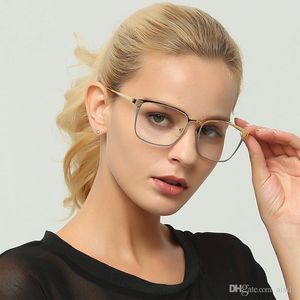 Fashion Square Men Lunette Clear EyeGlasses Women Eyewear L46 Frame Prescription UV400 Glasses Optical Hanwc