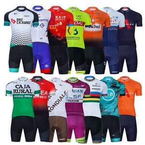 2022 Team Cycling Jersey 19D Gel Set MTB Uniform Bicycle Clothing Quick Dry Bike Clothes Men Short Maillot Culotte