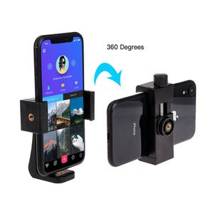 Kamera döndürülebilir akıllı telefon montajı dikey braket telefon taşınabilir adaptör tripodları için mini tripod