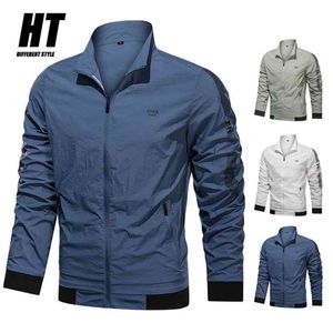 Windproof Cycling Jackets Men Thin Waterproof Rain Windbreaker Bike Coat Outdoor Sports MTB Long Sleeve Jersey Summer 210811