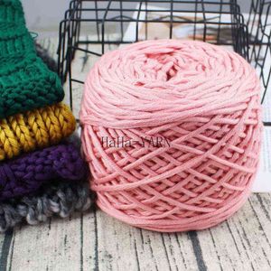 1 pc Fio de tricô Moda Chunky Malha Leite Algodão Bulky Bulky Nova Fantasia Crochet Hand DIY 200G Mão-tecido Lã Y211129