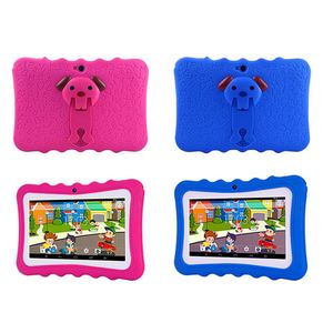 Wholesale tablet protective resale online - Kids Tablet PC quot Quad Core Android Christmas Gift A33 Google Player Wifi Big Speaker Protective Cover G a15