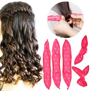 Hair Curlers Soft Sleep Pillow Rollers Set Best Flexible Foam and Sponge Magic Hair Care DIY Styling Tools J035 free DHL