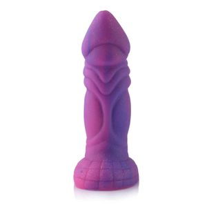 NXY Vibrator Hismith Novelty Starry Sky Tier Viberating Dildo 8 Inch Silicone Penis Monster Series For Women 1122