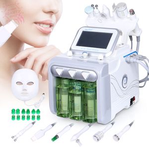 6IN 1 Dermabrasion Machine Salon Skin Rejuvenation At Home Whitening Face Mask RF lifting Spray For Beauty Use