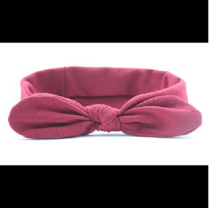 2021 Cotton baby big bow Turban Twist Headband Head Wrap Twisted Knot Soft stripe Hairband chevron Headband golden Wave dot HeadWrap