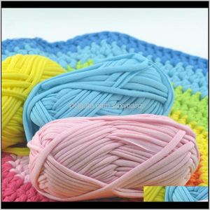 thick yarn Clothing Fabric Apparel 100Gpcs Super Soft Chunky T Shirt For Knitting Blanket Carpet Handbag Crochet Cloth Lan