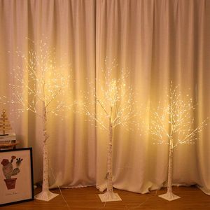 Wholesale silver birch for sale - Group buy Table Lamps Led Landscape Lamp Ins Christmas Holiday Decorative Lights Starry Sky Warm Light Luminous Tree Simulation Silver Birch