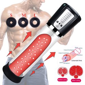 Vergrößern Penis Pumpe sexy Spielzeug für Männer Vakuum Für Elektrische Dick Extender Erwachsene Vergrößerung Penis Erhöhen Exerciser