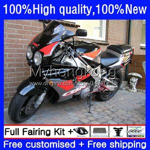 OEM-kropp för Honda CBR893 CBR900 RR 1989-1993 Kroppsarbeten 36NO.49 CBR 893 900 CC 893RR 900RR 89 90 91 Röd svart 1992 1993 CBR893RR CBR900RR 1989 1990 1991 92 93 Fairing