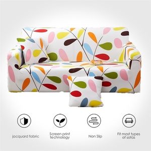 Cover for Sofa Elastic Couch Armchair Slipcover Spandex Living Room Corner L-shaped Sectional 1PC 211116