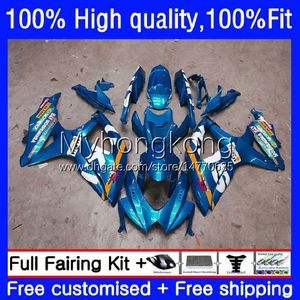 Suzuki Pearl Blue GSXR-600 GSXR600 GSXR-750 2009 2009 2010 Bodys 22NO.170 GSX-R600 750cc 600cc GSXR750 08 09 10 K8 GSXR 600 750 CC 2008-2010 페어링