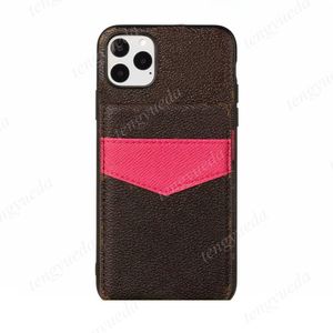 Capas de telefone de designer de moda para iphone 15 15pro 14 14pro 14plus 13 13pro 12 11 pro max XS XR Xsmax Capa de celular com suporte de cartão de couro com Samsung S23 S22 ultra