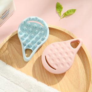 Szampon Head Scratch Szczotki Inne Bath Safety Multi-Colors Silikonowy Grzebień Grzebień Miękki Ząb Długie Włosy Dla Mężczyzn I Panie