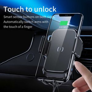 New Sucker Car Phone Charging Car Charge Holder Stand Car Touch Telescopic GPS Mount Support For iPhone 12 11 Pro Xiaomi HUAWEI