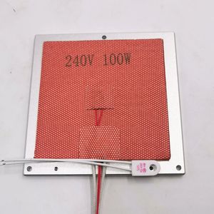 1set High Quality Voron0 0.1 3D Printer Heated Bed Build Plate Full Kit Magnet PEI 240/110V 24V 100W Silicone Heater Pad