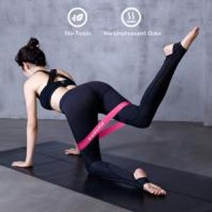 Direnç Gym Ekipmanları toptan satış-Taşınabilir Fitness Egzersiz Ekipmanları Kauçuk Direnç Bantları Yoga Spor Elastik Sakız Gücü Pilates Crossfit Kadınlar Kilo Sporları