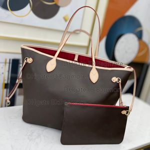 Wholesale mm set for sale - Group buy 2pcs set Composite Shopping Bag Luxury Designer Handbag Purse Tote Shoulder Bags MM size Top Quality Crossbody Messager Shopping Bagss Womenes Wallets Clutch