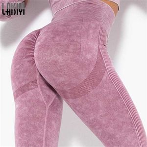 Sem emenda push up calças mulheres ginásio sexy alta cintura cintura esporte leggings tumulmammy controlo leggins correndo jogging esportes mulher 211204