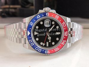 7 relógios estilo homens automático ETA 2836 KS fábrica relógio 904L aço vermelho azul cerâmico bezel mens jubileu pulseira luminosa valjoux gmt cristal mecânico relógios de pulso