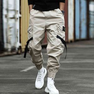 Camouflage Pants Men Casual Camo Cargo Trousers Hip Hop Joggers Streetwear Pantalon Casual SweatPants Black Slim Mens Joggers H1223