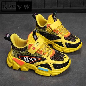 Fashion Colorful Kids Casual Sport Shoes Trend Cool Boy Running Sneakers EVA Soft Bottom Non-slip Children Activity Supplies G1025