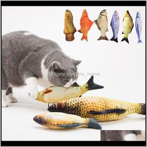Cat Home Garencat oyuncak catnip 3D sazan balık peluş balıklar bebekler interaktif kedi evcil hayvanlar doldurulmuş yastık çiğneme oyuncakları evcil hayvan malzemeleri için