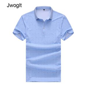 Высокое качество летние мужские футболки с коротким рукавом в полоску мягкие удобные топы для отцов футболки M-4XL 210528