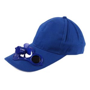 屋外の帽子夏の空冷ファン野球帽ユニセックスキャンプハイキングスポーツとソーラーパワーフィッシング