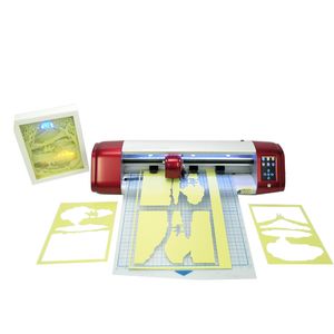 Skrivare högkvalitativa kamerakonstklippta värmeöverföringstillbehör Mini A3 VINYL Cutting Cutter Plotter klistermärke Skärning av tyg Autokonturkartong