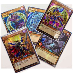 Yu Gi Japanese Rush Duel Blue Eyes White Dragon Diy Toys趣味趣味グッズゲームコレクションアニメカードG220311