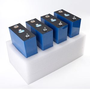 3.2V 320AH celler helt ny klass A Lifepo4 310AH Batteri 12V 24V 48V Uppladdningsbara batterier Packa EU US Tax gratis med Busbars