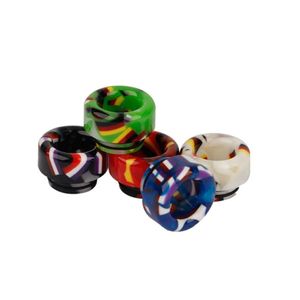 Wholesale blue tips for sale - Group buy 810 Resin Drip Tips Flag Style Black Red Blue Green Color For Compatible with tfv8 tfv12a04 a35