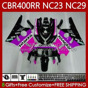 ingrosso Rosa Cbr-Repsol Pink Fairings kit per Honda CBR RR CC CC NC23 Body No CBR400RR CBR400 RR NC29 CBR RR OEM Bodywork