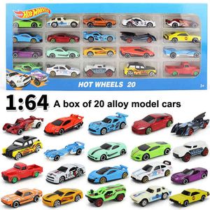 Hot Wheels Mini Mix Alloy Model Track Diecast ESS BSC 20 Car Pack Kid Toys For Children Birthday Gift