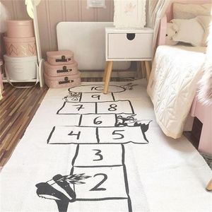 Baby Play Mat Mjuk Crawling Mattor Bil Spårmönster Pussel Lärande Toy Nordic Style Kids Room Decoration Floor Carpet 220301