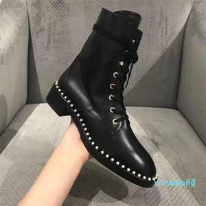 designer printing martin booties women shoes low heels Fashion lady autumn and winter ankle boots high quality cowskin platform 2021