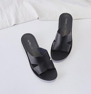 Wholesale factory shoes sandals resale online - ccv Women Sandals Slippers Summer open toed beach shoes penetrating fashion solid color slip simple lady flats factory